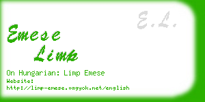 emese limp business card